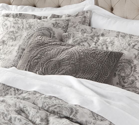 Jaylinn Paisley Print Cotton Patterned Duvet Cover Sham