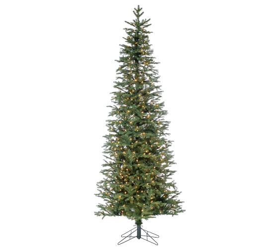 Pre Lit Christmas Trees Artificial Christmas Trees Pottery Barn