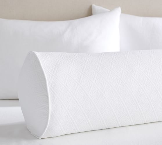 Reeve Matelasse Organic Daybed Bolster Pottery Barn