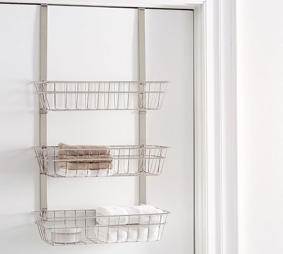 Triple Shelf Over The Door Storage Pottery Barn