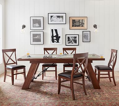 poker table with chairs