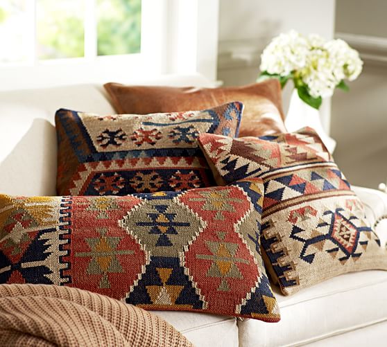 Shelton Kilim Decorative Pillow Cover Pottery Barn