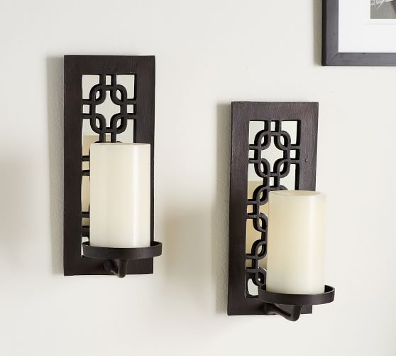Nina Candle Sconce Candle Holder Pottery Barn