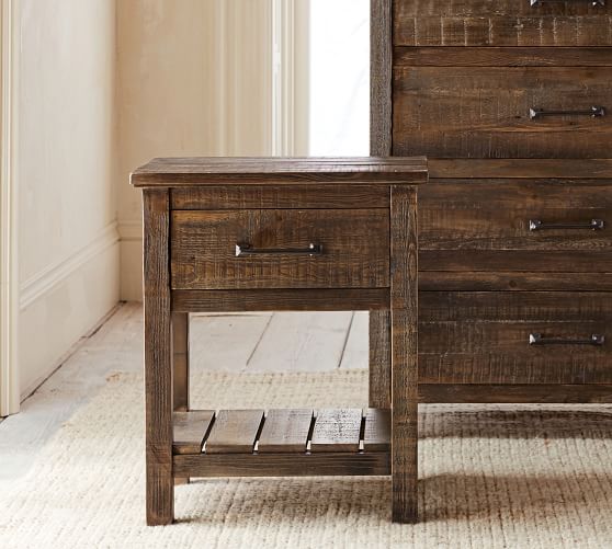 Paulsen Reclaimed Wood Nightstand Pottery Barn