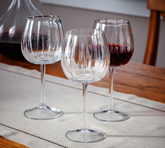Pumpkin Wine Glass Set Of 4 Pottery Barn