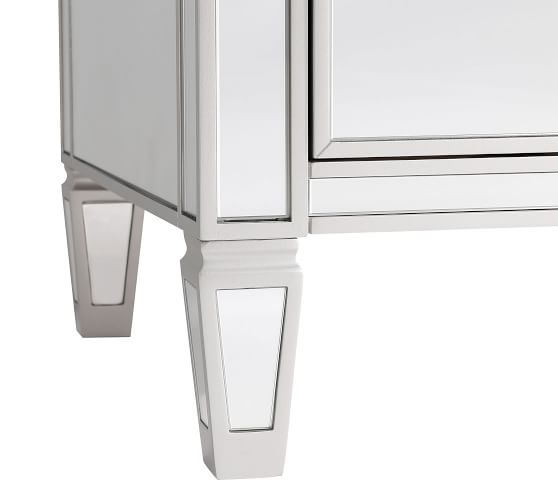 Park 6 Drawer Extra Wide Mirrored Dresser Pottery Barn