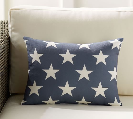 Star Indoor Outdoor Lumbar Pillow Pottery Barn