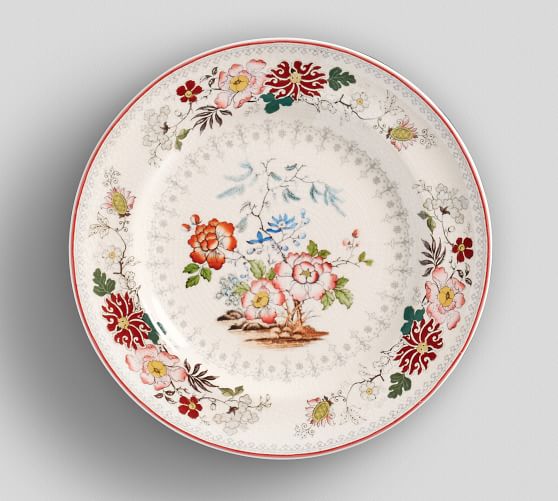 Vintage Floral Salad Plate Set Of 4 Pottery Barn