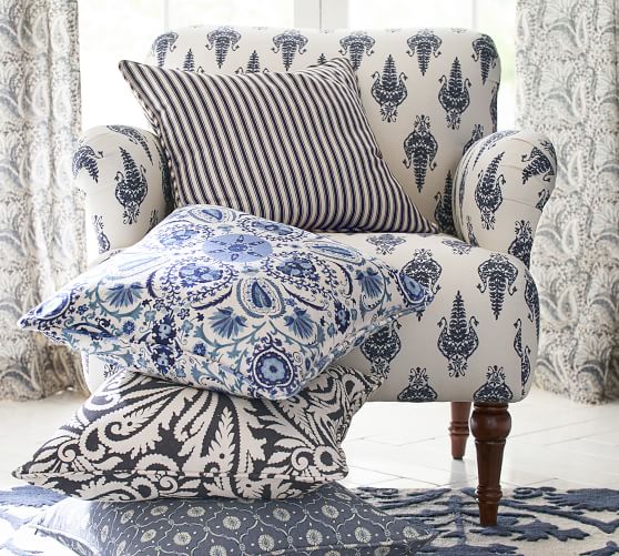 Adya Suzani Print Pillow Cover Pottery Barn