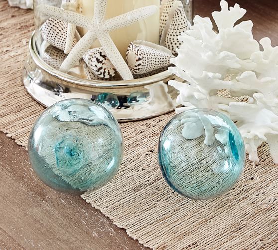Recycled Glass Balls Pottery Barn
