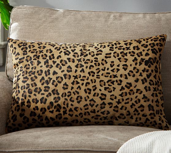 Ken Fulk Cheetah Printed Hide Decorative Pillow Cover Pottery Barn