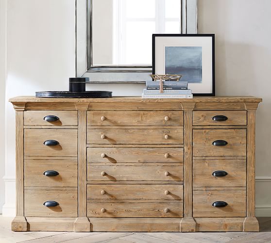 Lucca Extra Wide Dresser Pottery Barn