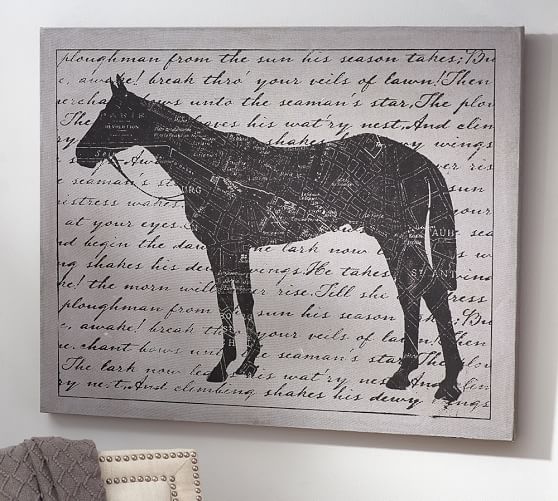 Horse Canvas Wall Art Pottery Barn