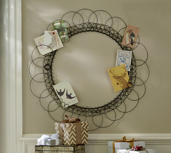 Wreath Card Holder Pottery Barn