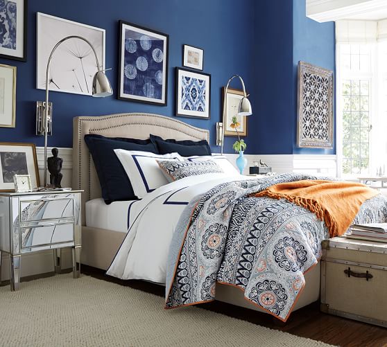 Pia Medallion Cotton Quilt Shams Pottery Barn