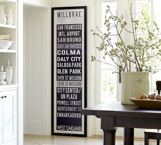 San Francisco Sign Framed Print Pottery Barn