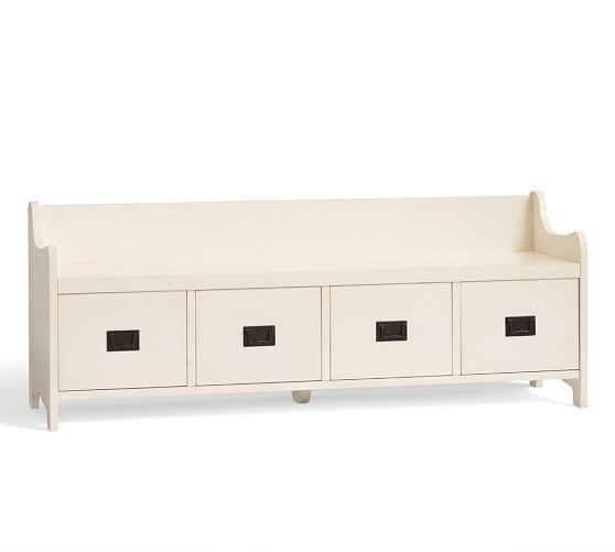 Wade Bench Almond White Pottery Barn