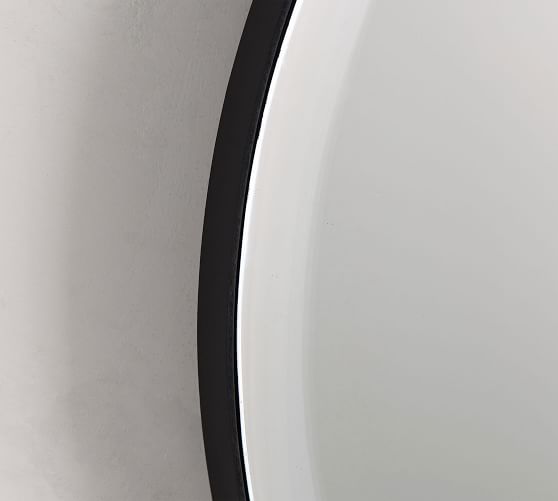Madalyn Beveled Round Mirror