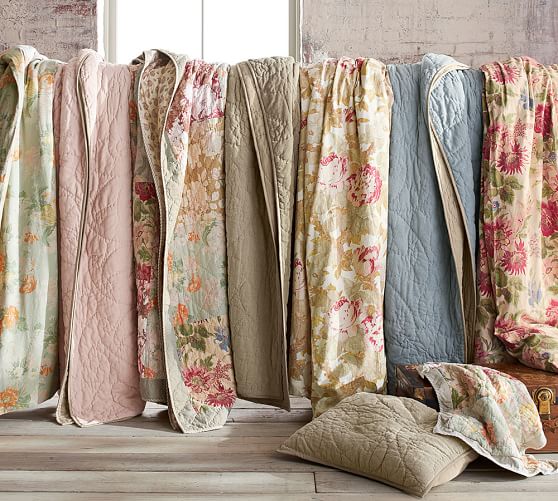 Rebecca Floral Patterned Duvet Cover Sham Pottery Barn