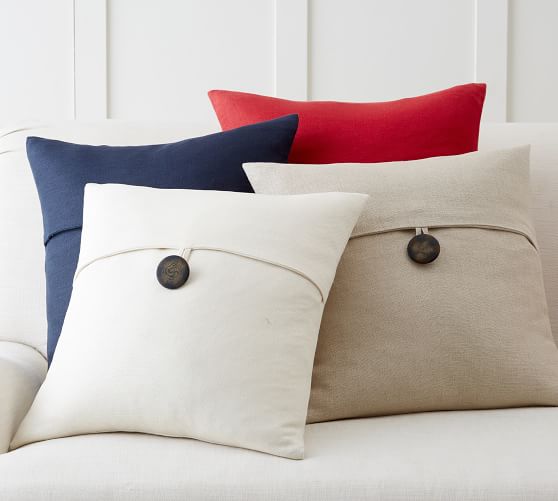 Textured Linen Pillow Cover Pottery Barn