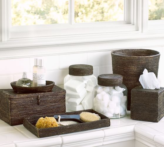 Tava Bath Accessories Espresso Pottery Barn