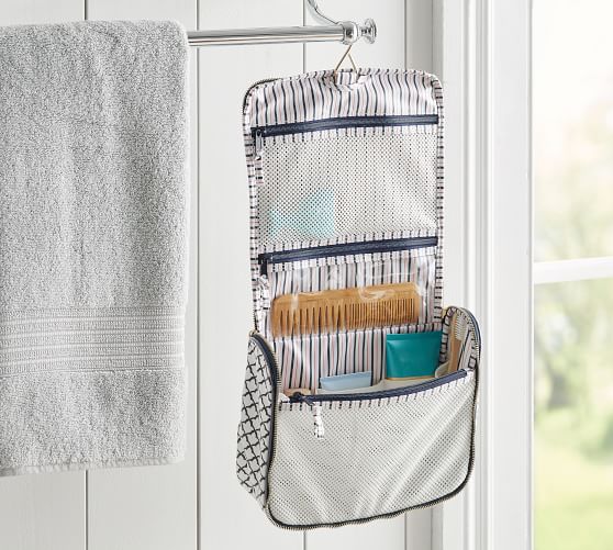 Marlo Print Ultimate Hanging Makeup Bag Pottery Barn