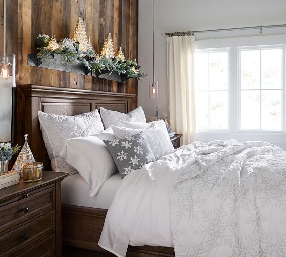 Karly Snowflake Coverlet Pottery Barn