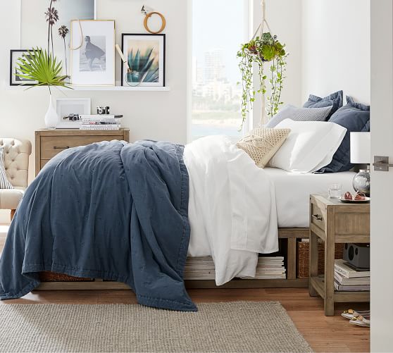 Brooklyn Storage Platform Bed Pottery Barn