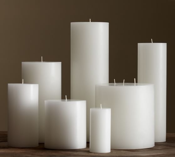 Unscented Pillar Candles Pottery Barn