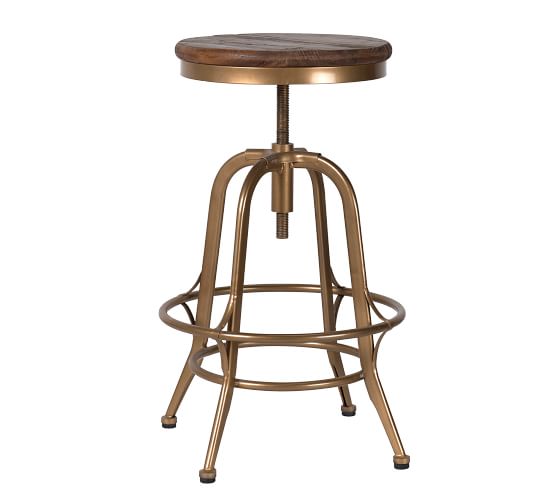 Leary Reclaimed Wood Counter Stool Leary Reclaimed Wood Counter Stool