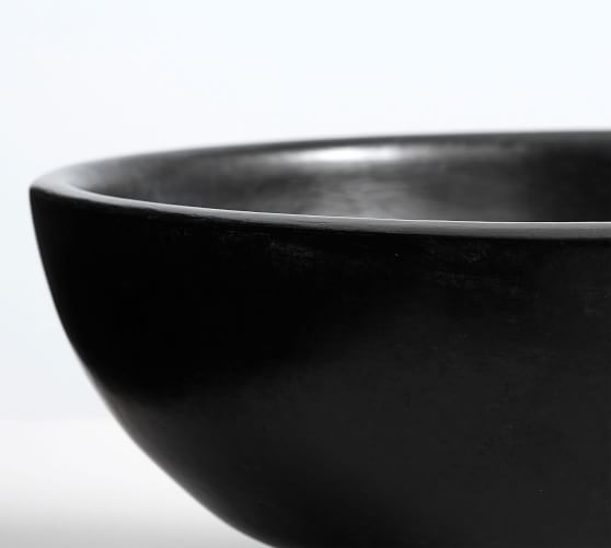 Orion Ceramic Bowl, Black Pottery Barn