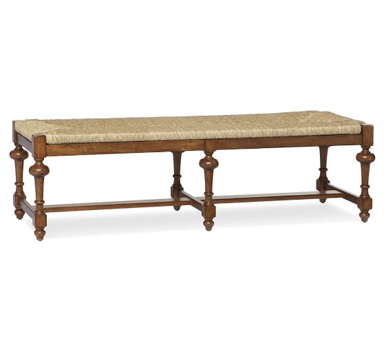 Como Rectangular Bench Pottery Barn