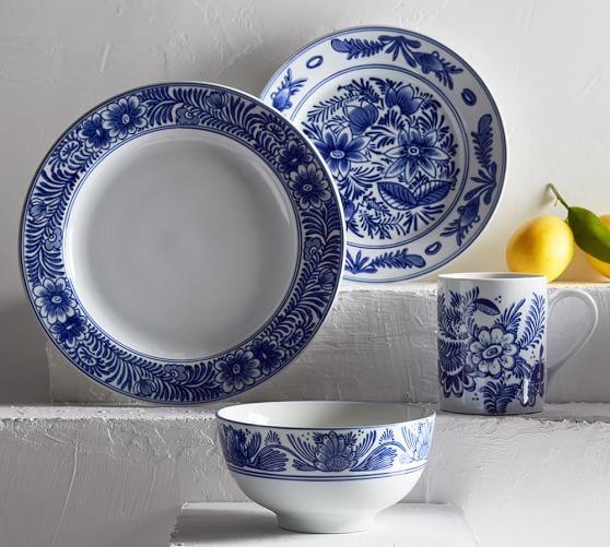 Elsie 16 Piece Dinnerware Set Pottery Barn