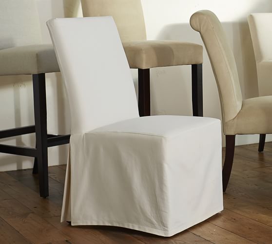 Pb Comfort Square Dining Chair Cover Pottery Barn