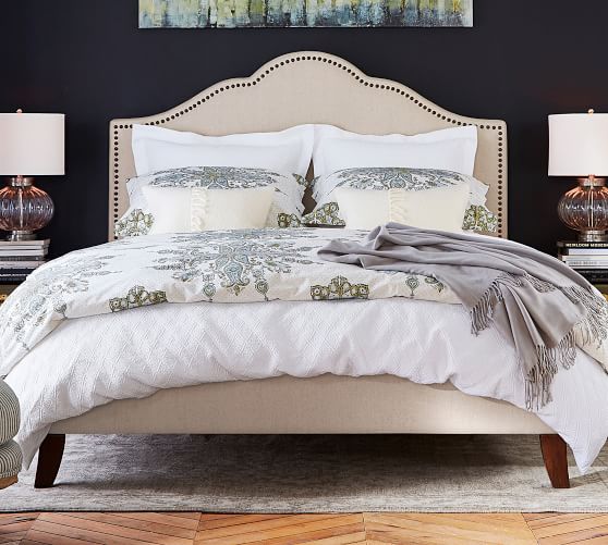 Reeve Matelase Organic Cotton Duvet Cover Shams Pottery Barn