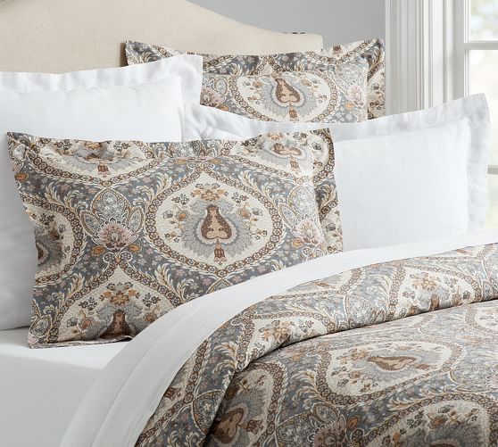 Darcy Printed Patterned Duvet Cover Sham Pottery Barn
