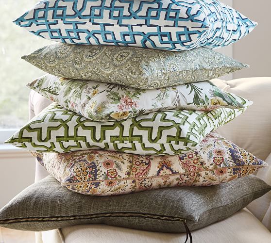 Florentine Paisley Print Decorative Pillow Cover Pottery Barn
