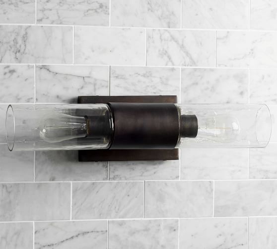Frances Tube Sconce Bathroom Light Fixtures Pottery Barn