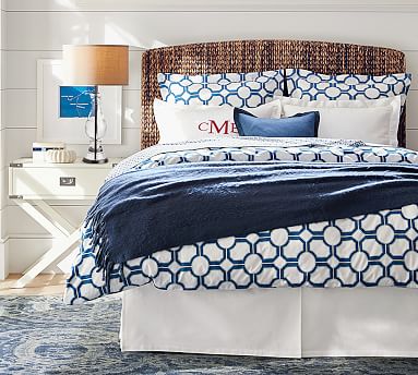 Nova Patterned Duvet Cover Sham Pottery Barn