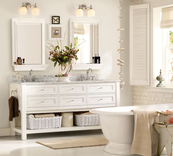 Metropolitan Wall Mirror With Shelf Pottery Barn