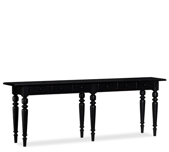 Tivoli Long Console Table Pottery Barn