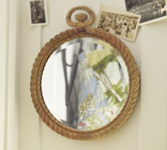 Carved Rope Mirror Pottery Barn
