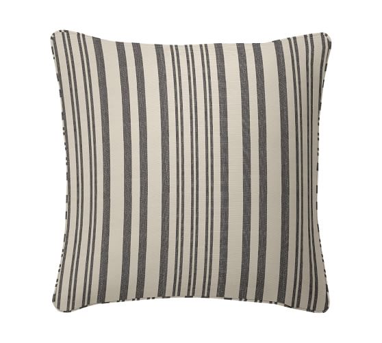 Antique Striped Print Pillow Cover Pottery Barn