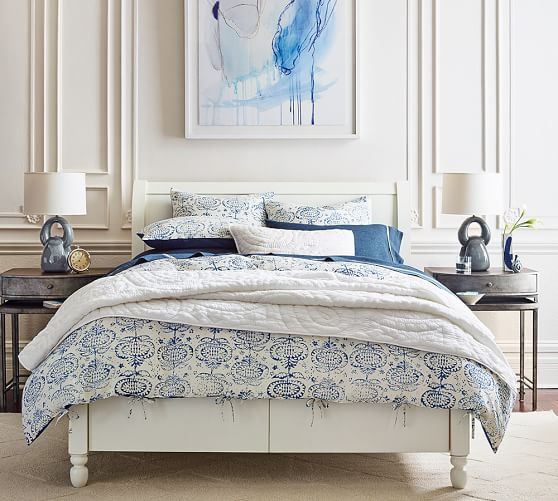 Addison Sleigh Storage Bed Pottery Barn