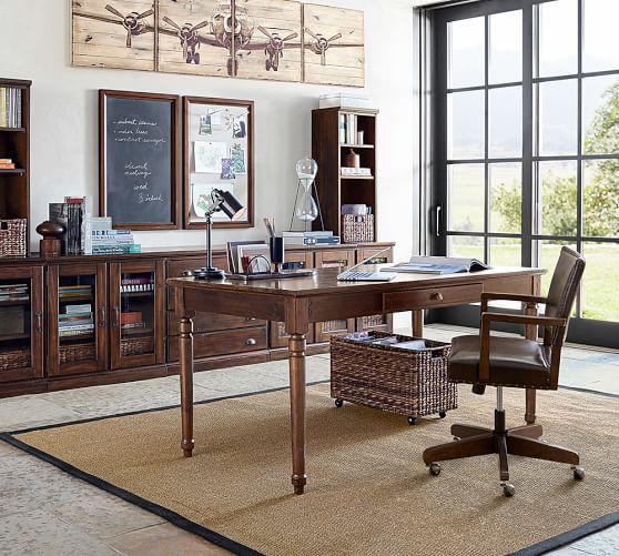 Printer S Home Office Linen Pinboard Pottery Barn
