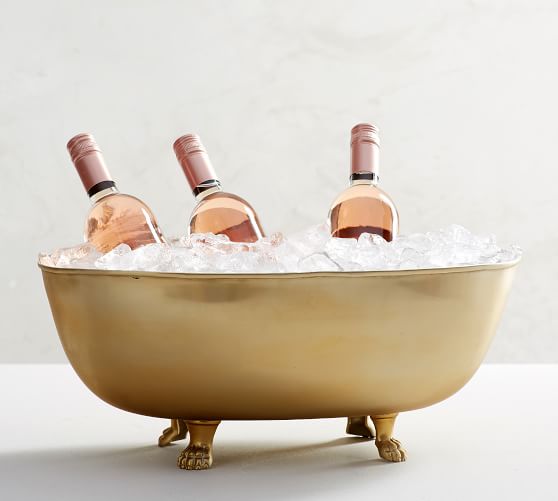The Emily Meritt Gold Lion Party Bucket Bar Accessories