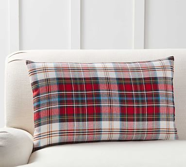 Declan Plaid Pillow Cover Pottery Barn