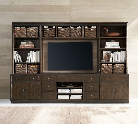 Kenwood Entertainment Center With Bridge Pottery Barn