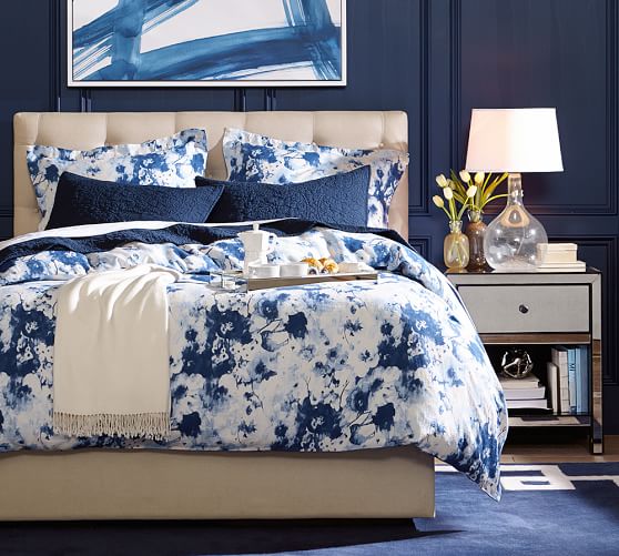 Alexa Watercolor Patterned Duvet Cover Sham Pottery Barn