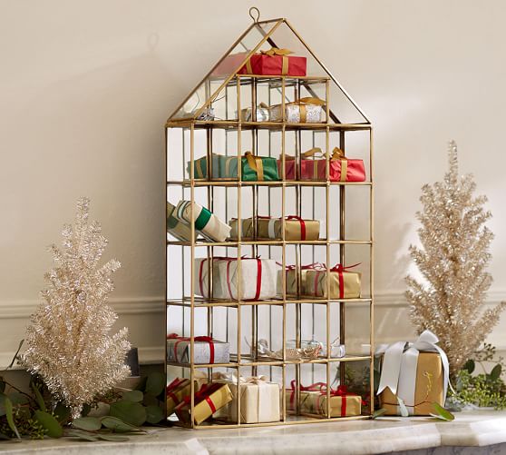 Callie Glass House Advent Calendar Pottery Barn